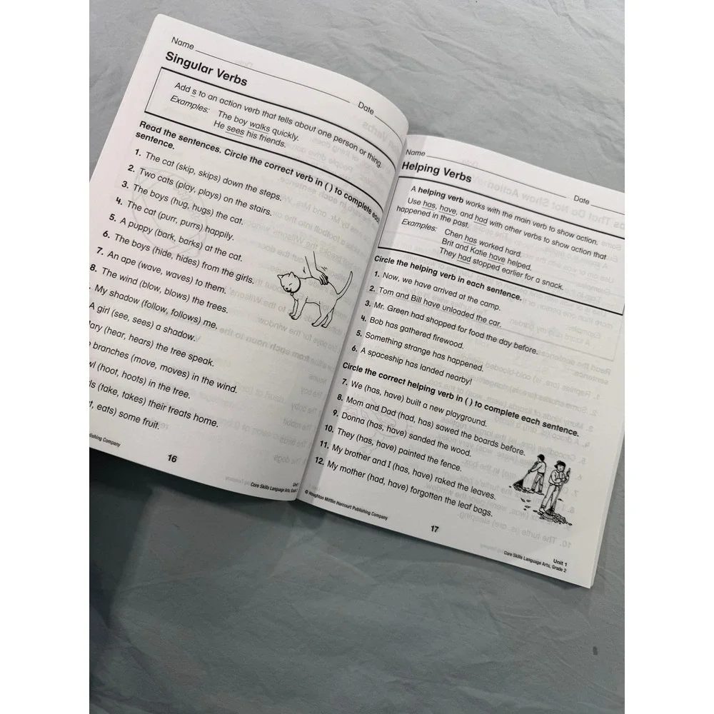 Houghton Mifflin Harcourt Core Skills Language Arts Grade 2 Workbook
